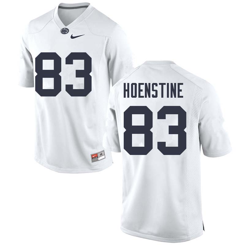 Men #83 Alex Hoenstine Penn State Nittany Lions College Football Jerseys Sale-White